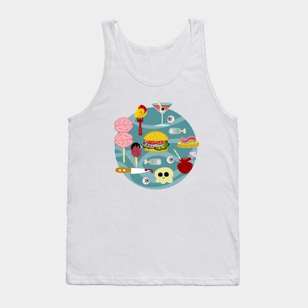 Zombie Brunch Tank Top by soniapascual